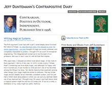 Tablet Screenshot of contrapositivediary.com